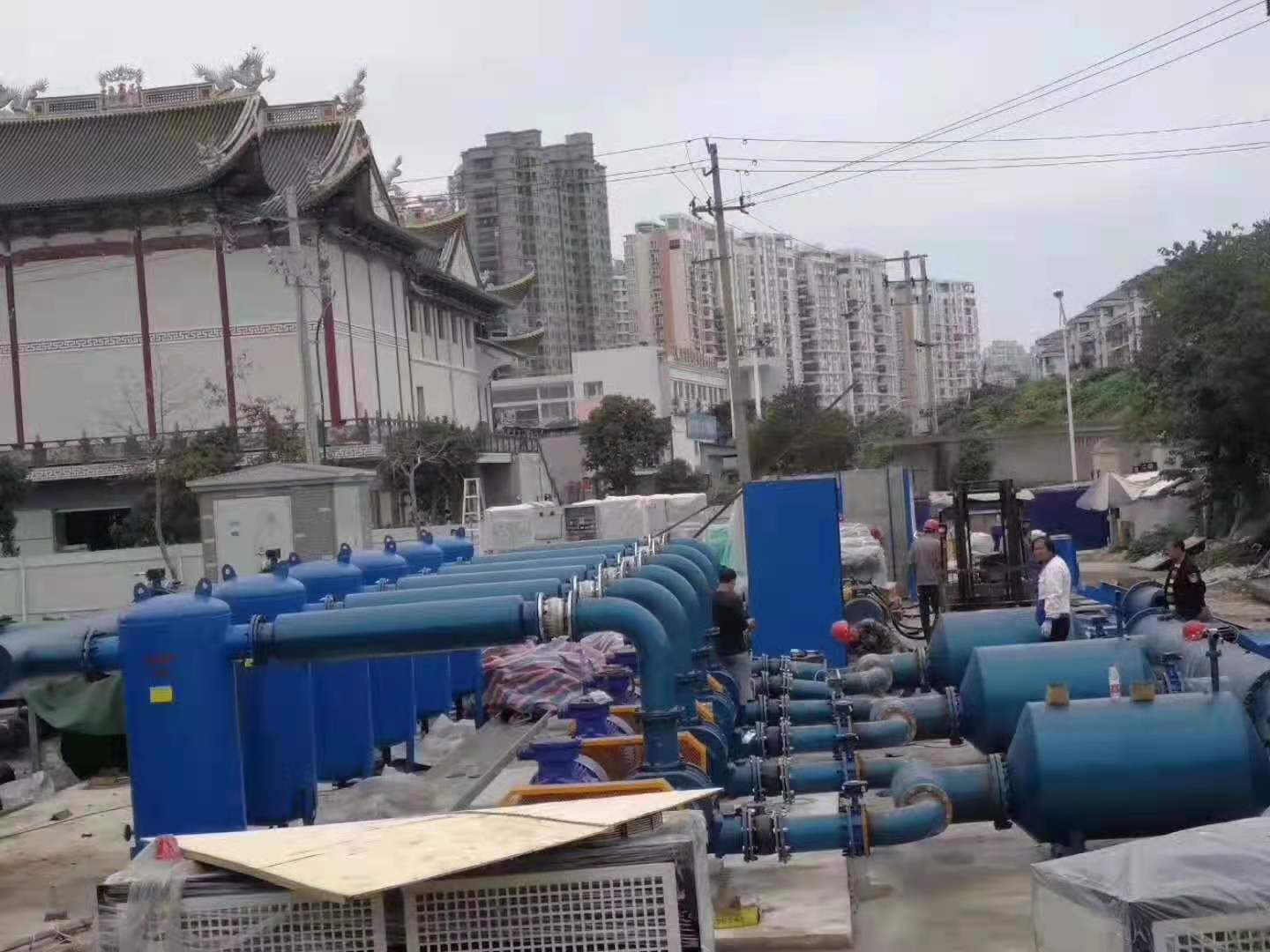 垃圾填埋羅茨風(fēng)機(jī)現(xiàn)場